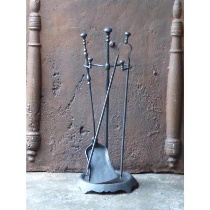 Napoleon III Fireplace Tools made of Wrought iron 