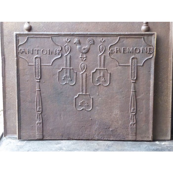 Marriage Fireback made of Cast iron 