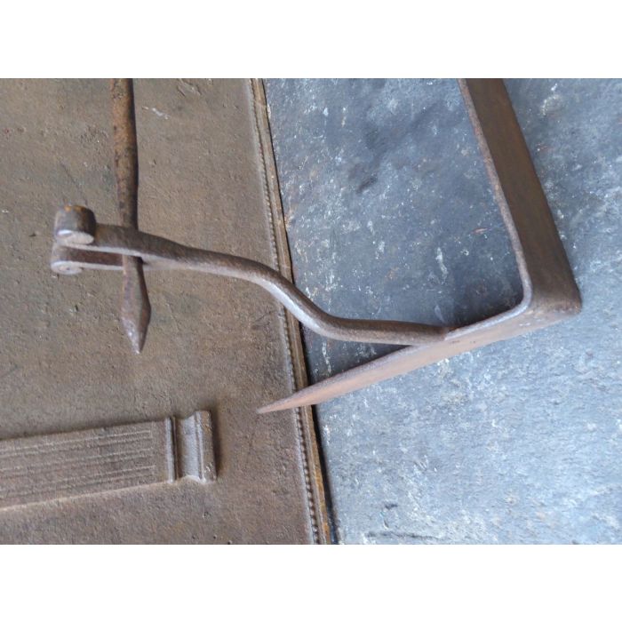 Antique Roasting Jack made of Wrought iron, Wood 