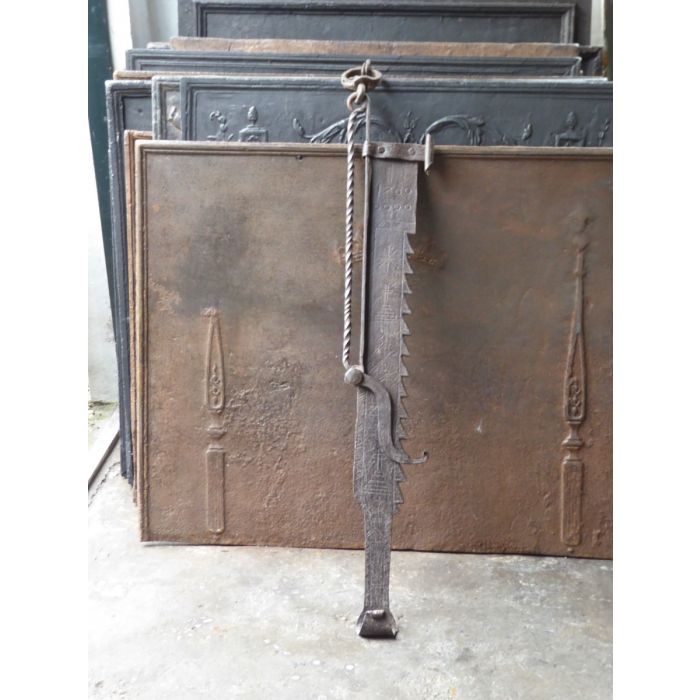 18th c Pot Hanger made of Wrought iron 