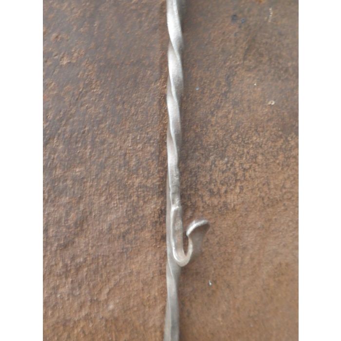 17th c Toasting Fork made of Polished steel 