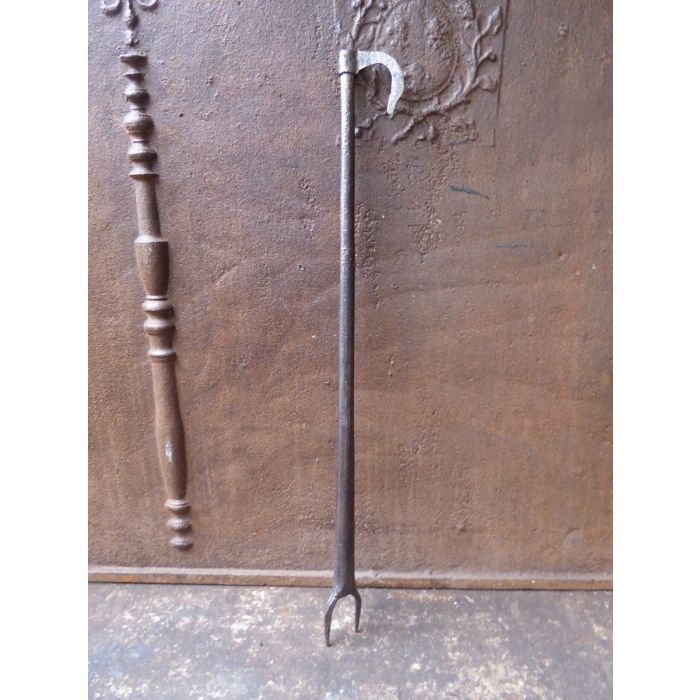 17th c. Blow Poker made of Wrought iron 