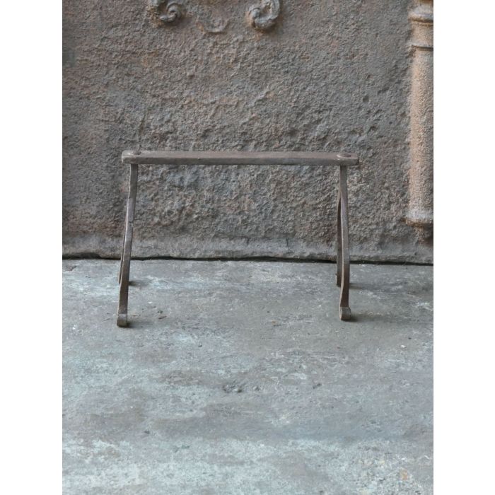 Louis XV Iron Andiron made of Wrought iron 