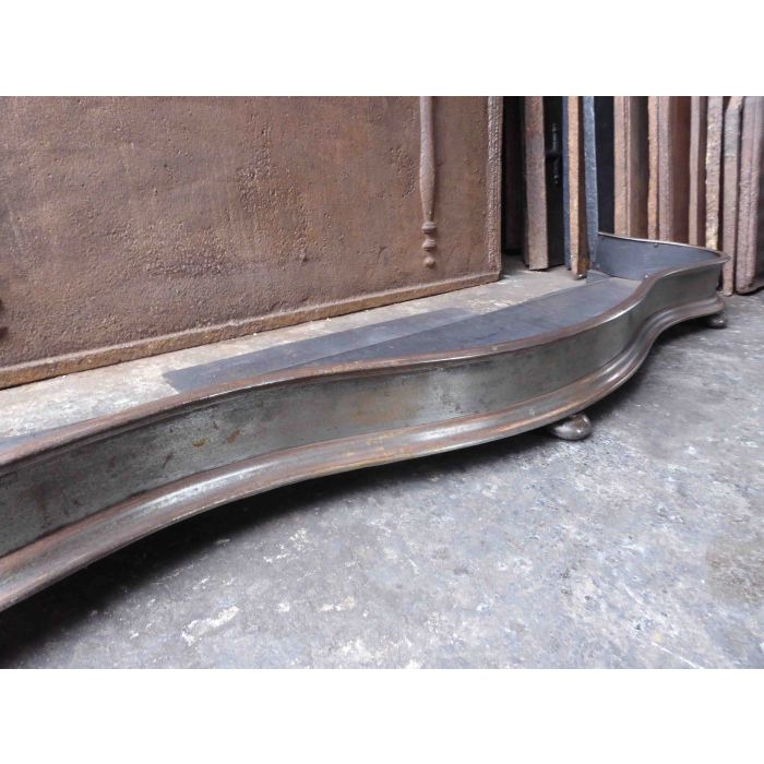 Victorian Fire Fender made of Polished steel, Iron 