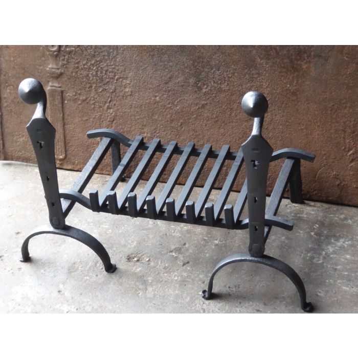 Victorian Wood Grate made of Wrought iron 