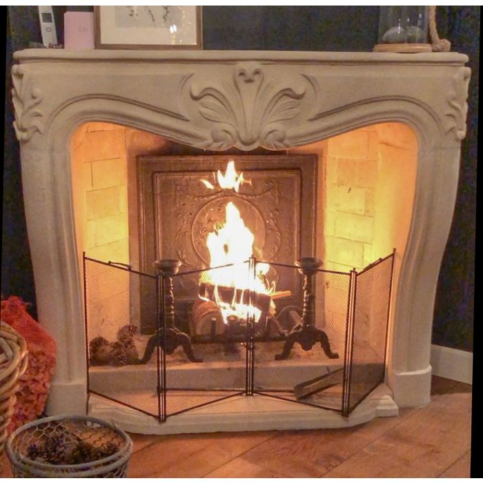 Extra Large Decorative Fireplace Screen | Handmade, New | 47