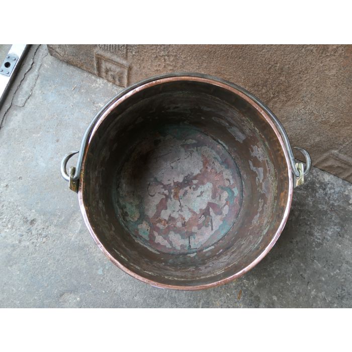 Polished Copper Firewood Basket made of Wrought iron, Polished brass, Polished copper 