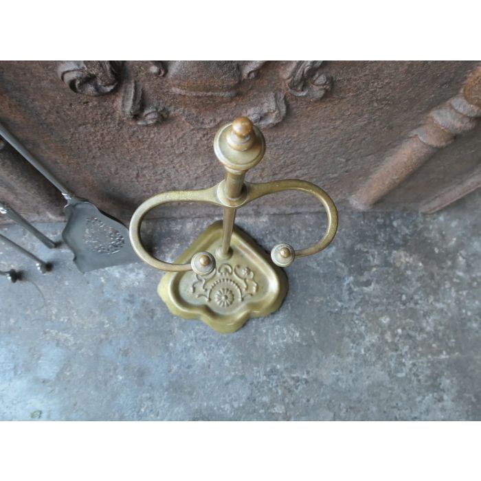 Georgian Fireplace Utensils made of Brass, Polished steel 