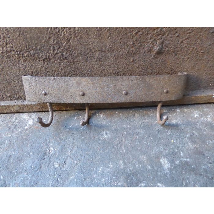 Antique Fireplace Hooks made of Wrought iron 