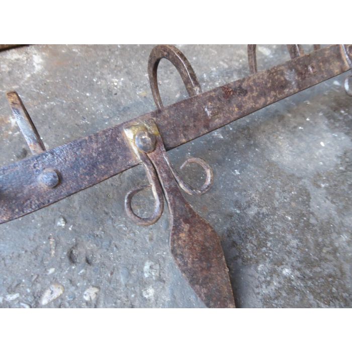 Antique Fireplace Hooks made of Wrought iron 
