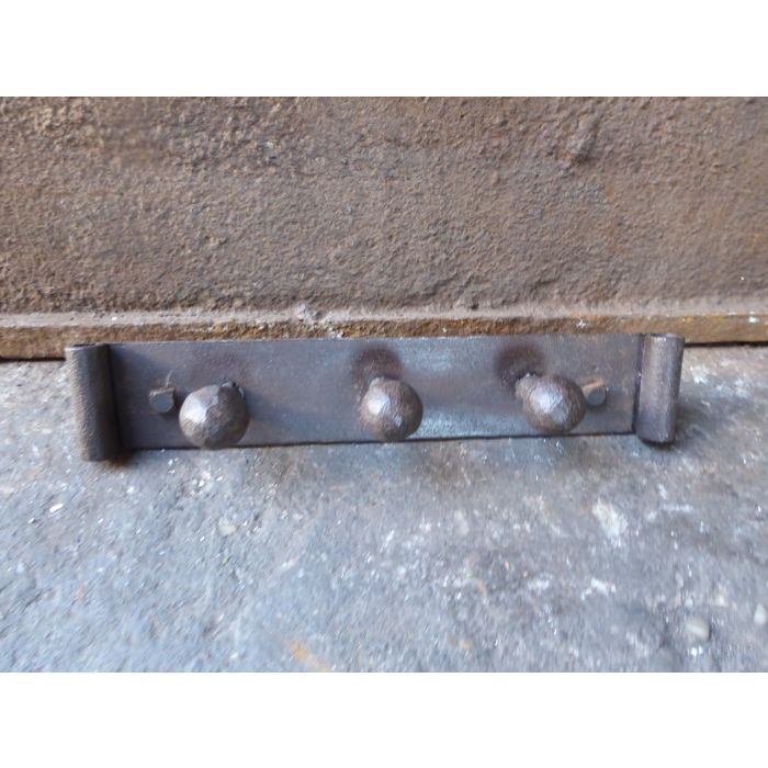 Forged Fireplace Hooks made of Wrought iron 
