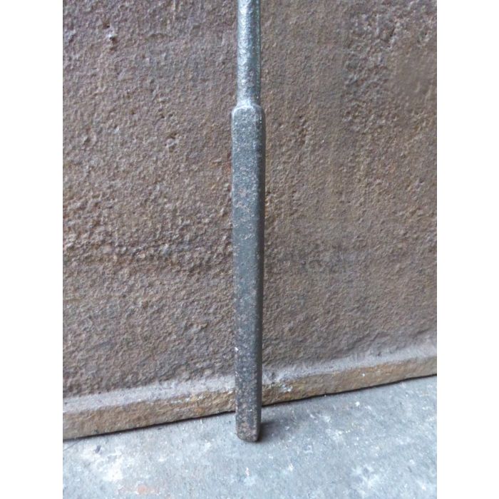 Large Fire Poker made of Wrought iron 