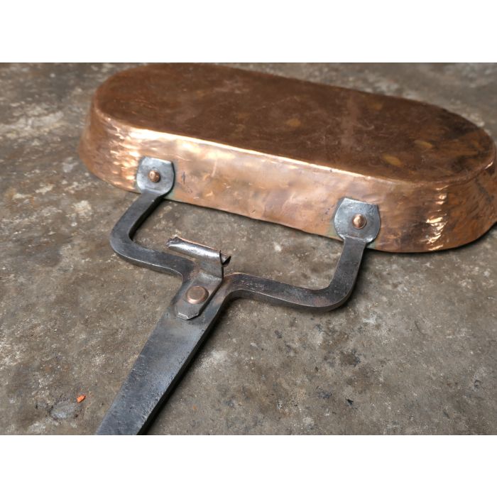 Antique French Dripping Pan made of Wrought iron, Copper 