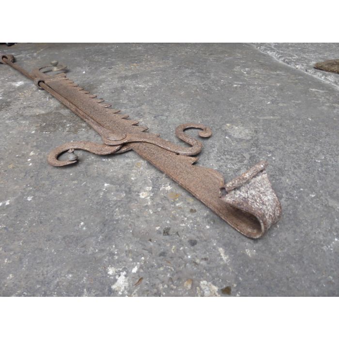 18th c Pot Hanger made of Wrought iron 