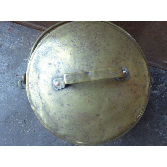 Antique brass log holder made of Brass, Copper 