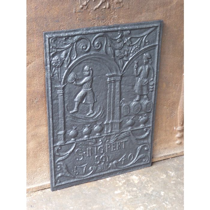 Gothic Fireback made of Cast iron 