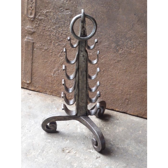 Standing Spit Rack made of Wrought iron 