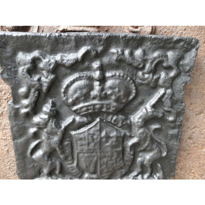 Coat of Arms Fireback made of Cast iron 