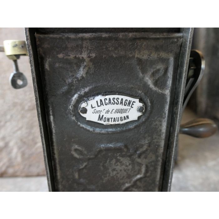 Antique Clockwork Roasting Jack made of Cast iron, Wrought iron, Brass, Copper 