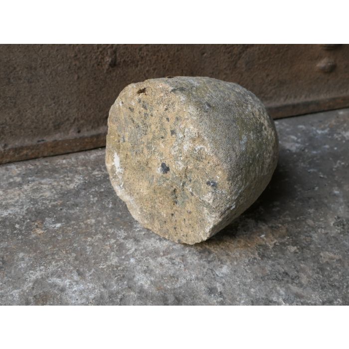 Stone Weight for Clock Jack made of Wrought iron, Stone 
