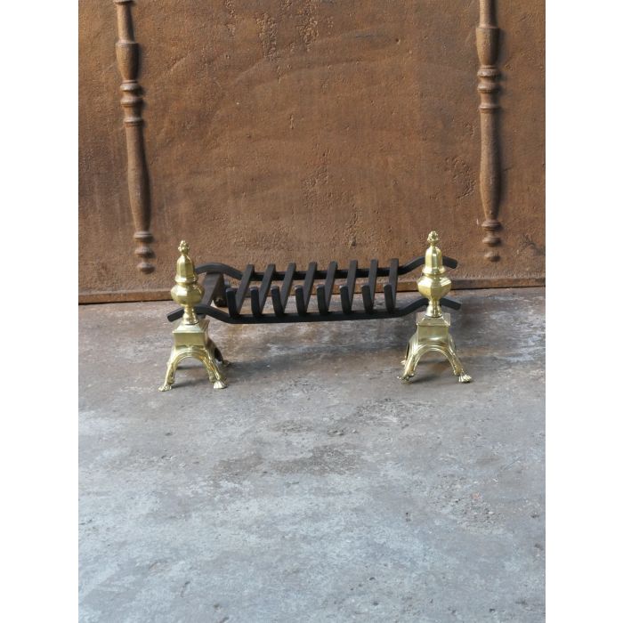 Antique Fireplace Log Grate made of Cast iron 