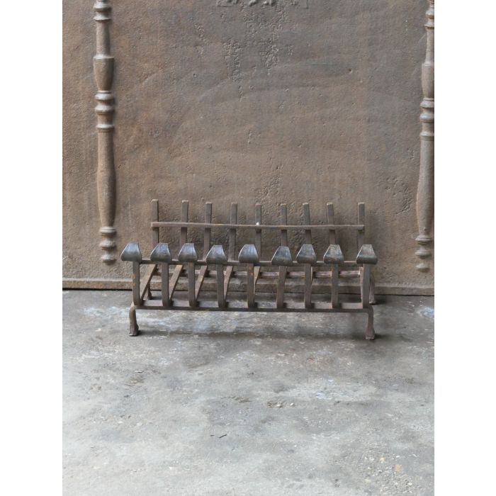 Antique Fireplace Log Grate made of Wrought iron 