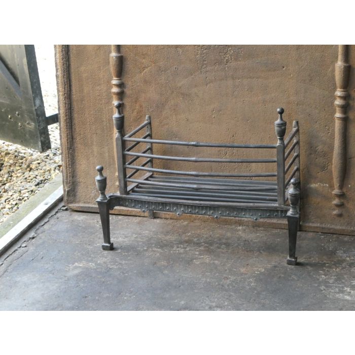 Antique Fireplace Log Grate made of Wrought iron, Brass 