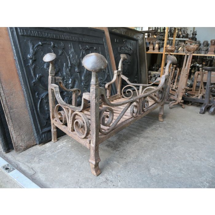 Large Fire Grate made of Wrought iron 