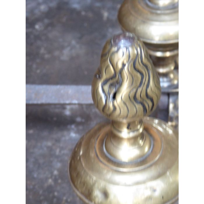 Louis XIV Fire Dog made of Wrought iron, Bronze 