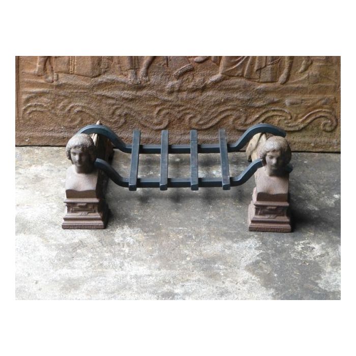 The Autumn Andirons made of Cast iron 