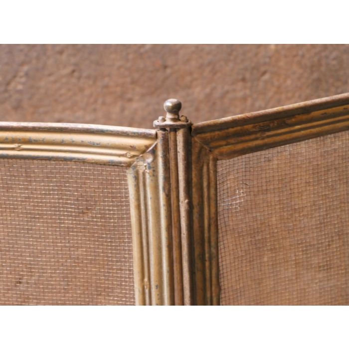 Bouhon Frères Fire Screen made of Copper 