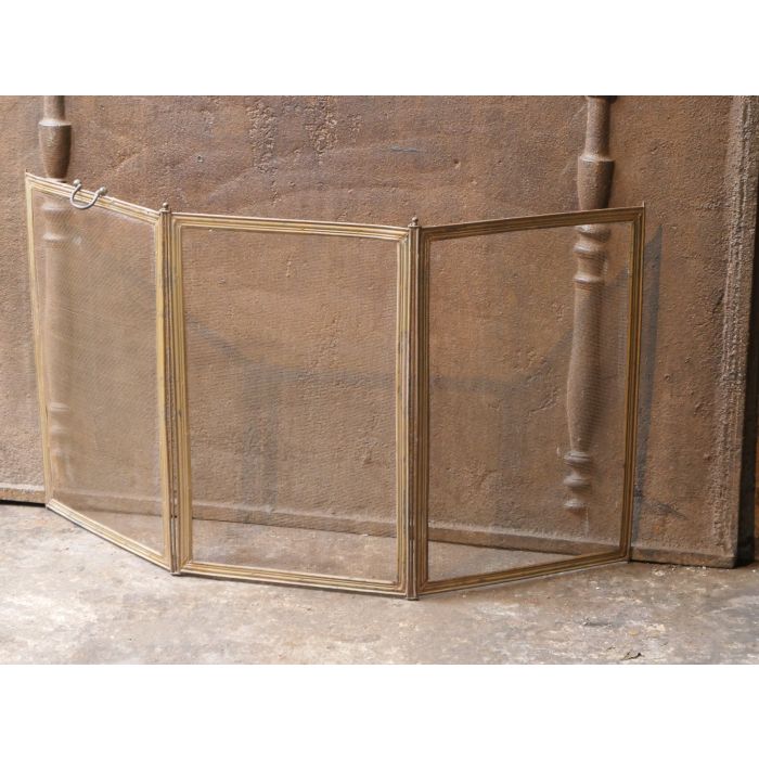 Bouhon Frères Fire Screen made of Copper 