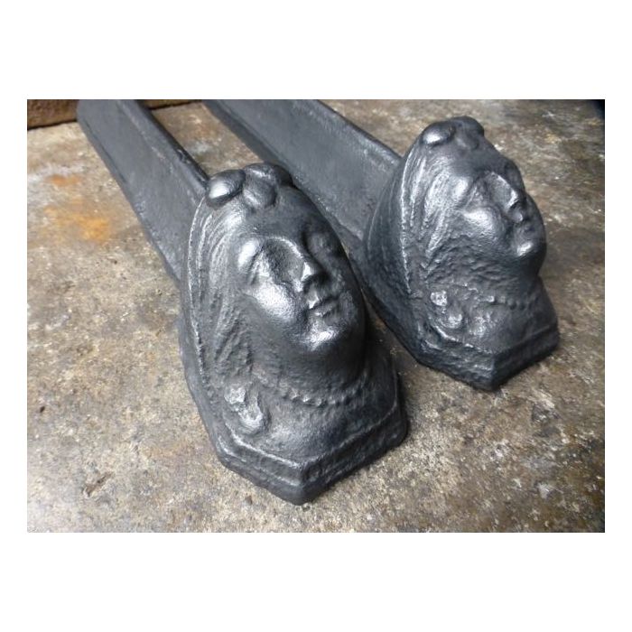 Louis XV Andirons made of Cast iron 