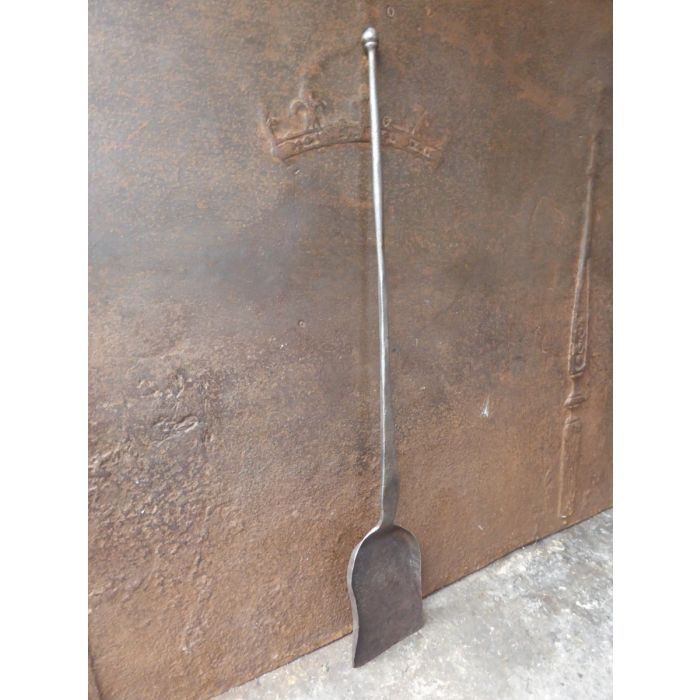 17th c Fireplace Shovel made of Wrought iron 