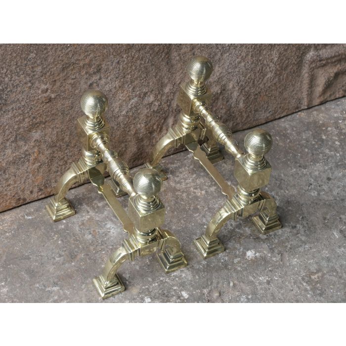 Victorian Rests Fire Irons made of Brass 