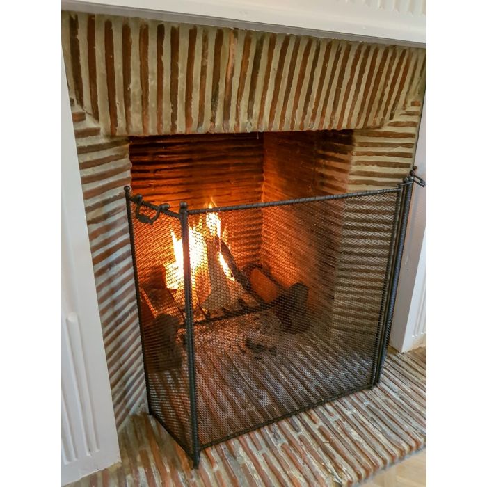 Decorative French Fireplace Screen | Handmade, New | 22