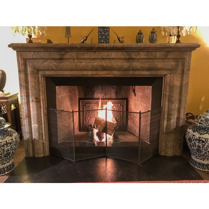 Elegant French Fireplace Screen | Handmade, New | 35 - 49