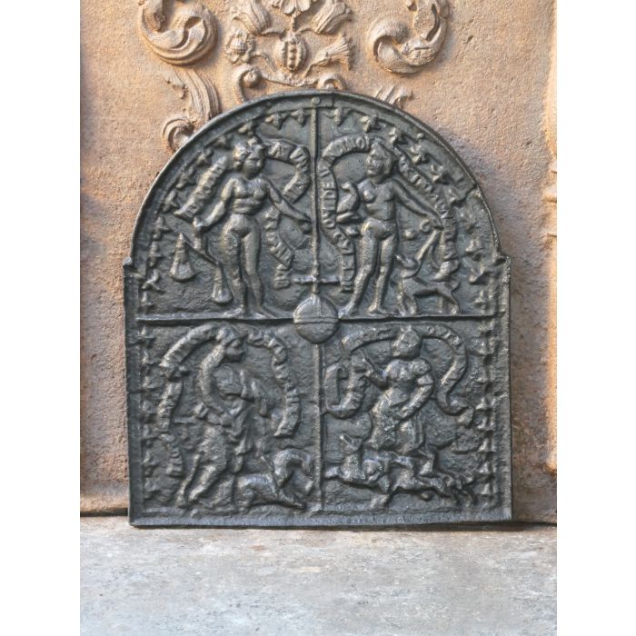 Unknown Theme Fireback made of Cast iron 