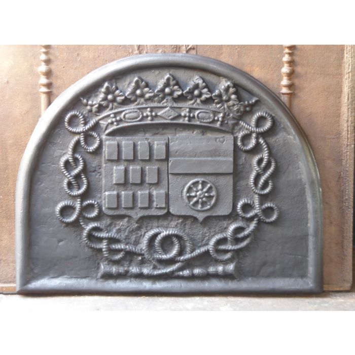 Coat of Arms De Rostaing Family made of Cast iron 