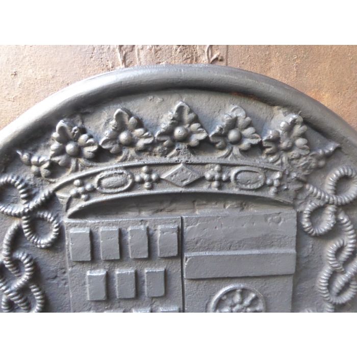 Coat of Arms De Rostaing Family made of Cast iron 