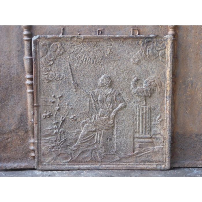 Allegory of France Fireback made of Cast iron 