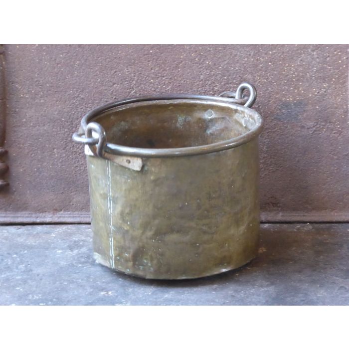 Brass Firewood Holder T2790 Charles Nijman Fireplace Antiques