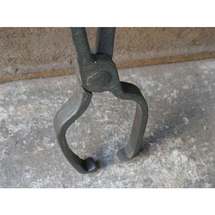 Large Fireplace Tongs t4864 | Charles Nijman Fireplace Antiques