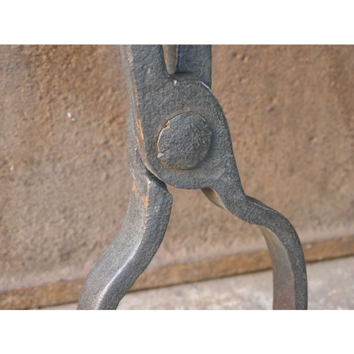 Large Fireplace Tongs t4864 | Charles Nijman Fireplace Antiques