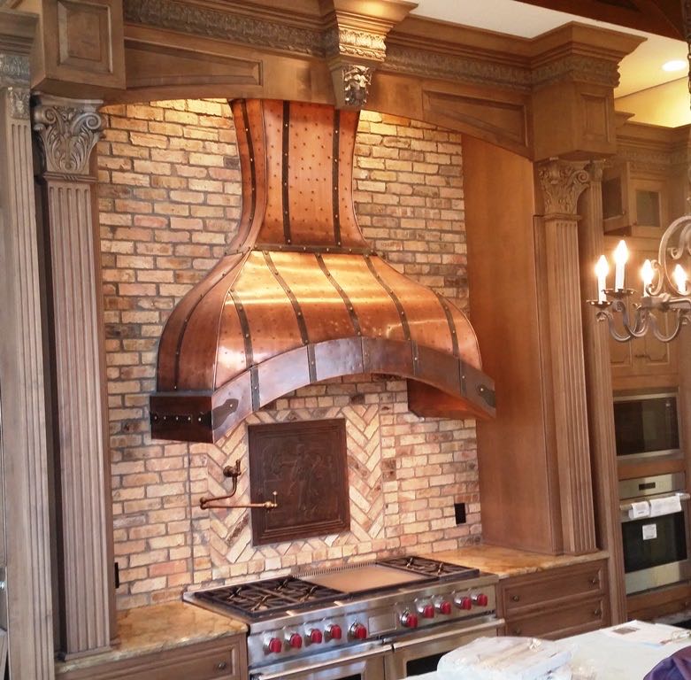 Fireback backsplash in Bradenton, Florida sourced from https://www.firebacks.net