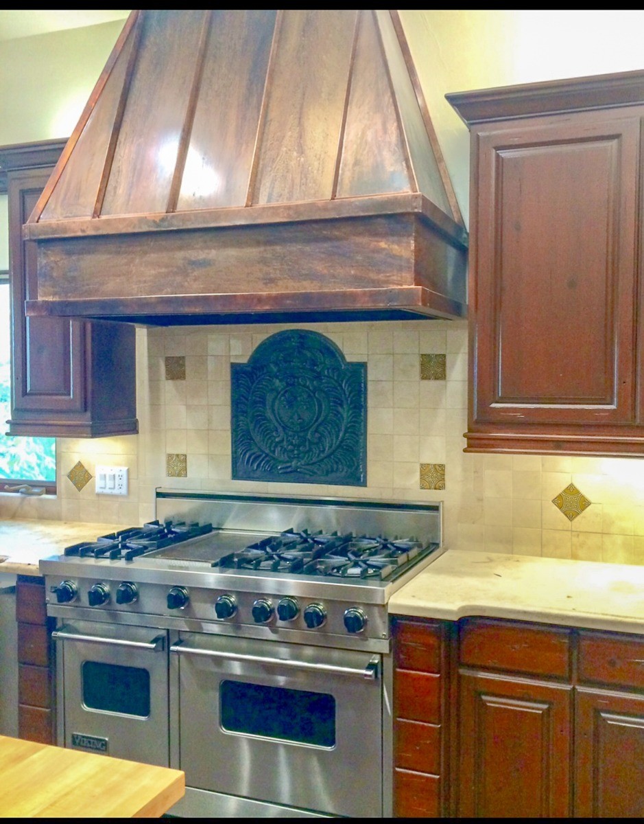 Fireback backsplash in Rancho Cucamonga, California,  sourced from https://www.firebacks.net