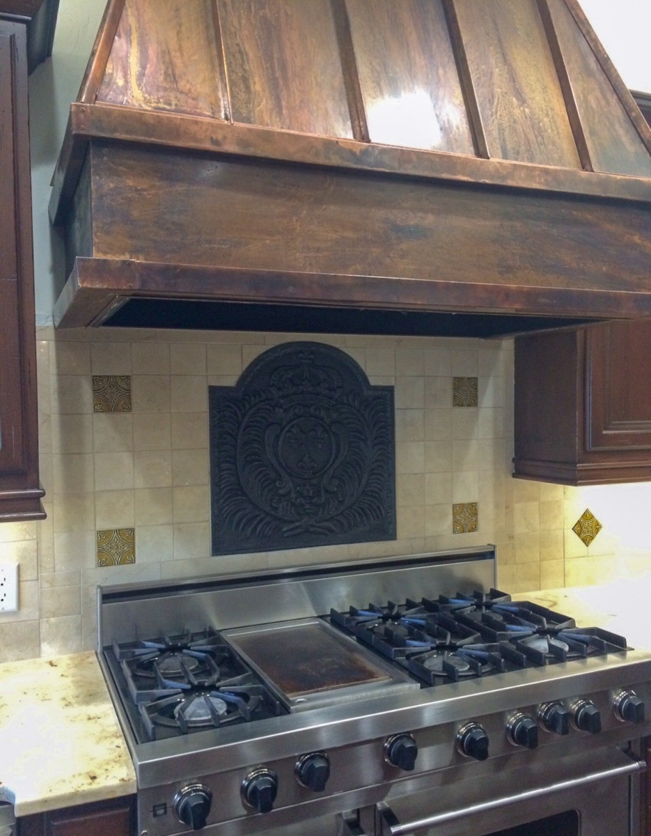 Fireback backsplash in Rancho Cucamonga, California,  sourced from https://www.firebacks.net