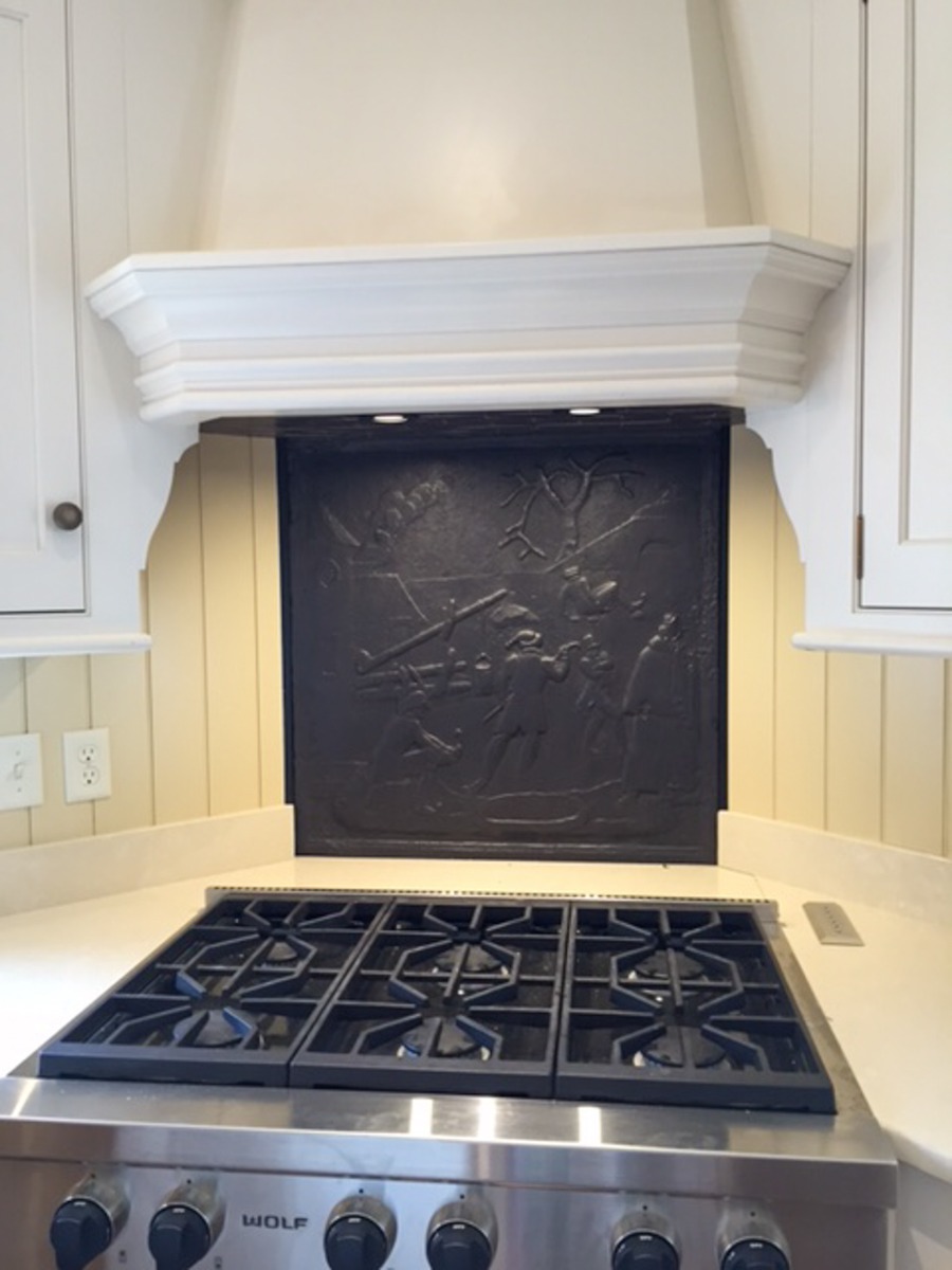 Fireback backsplash in New York