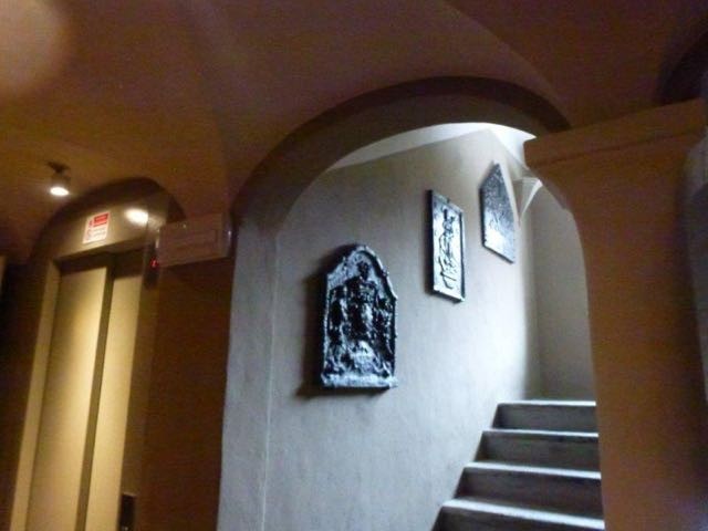 Decorative firebacks in Hotel Miramonti by https://www.firebacks.net