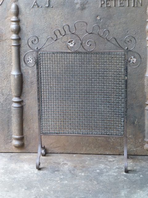 Art Nouveau fireplace screen